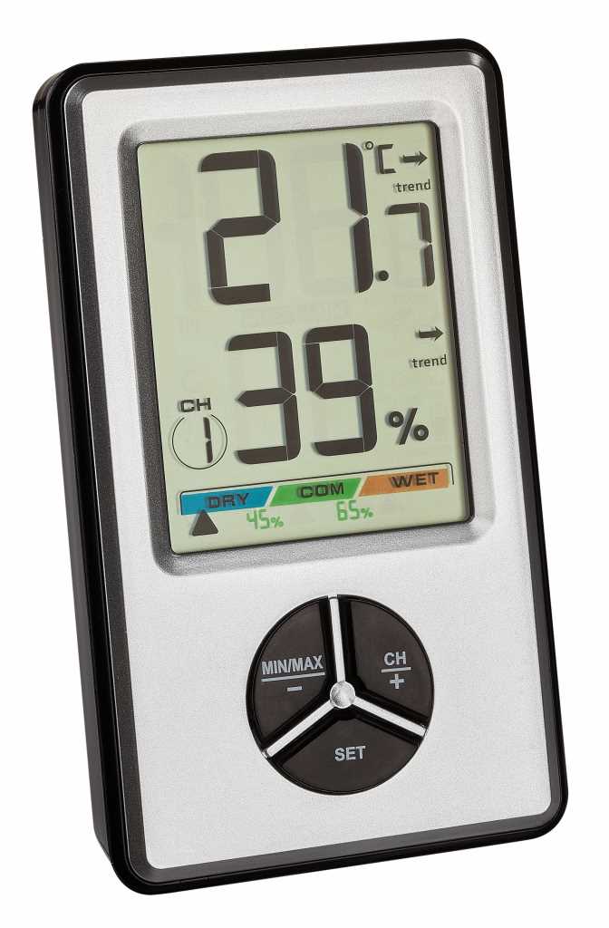 Bild von Digitales Thermo-Hygrometer 30.5045.54