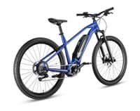 E-Bike mit blauem Rahmen
