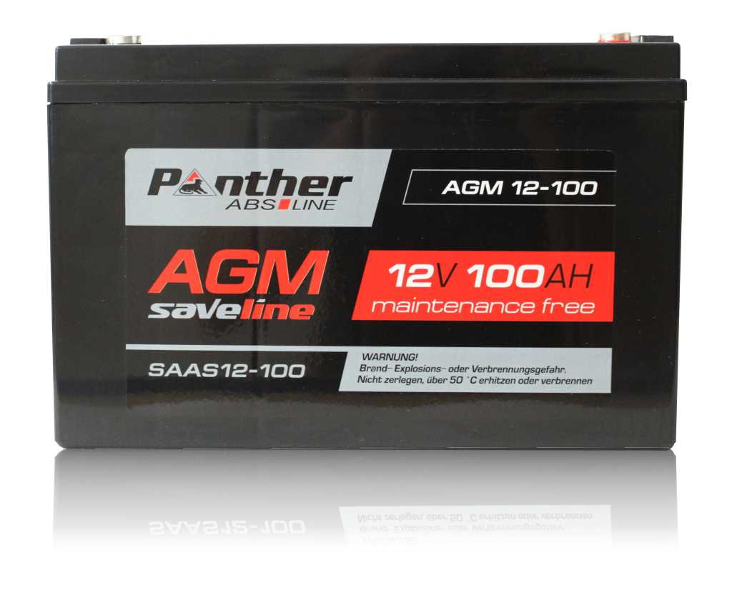Bild von Panther saveline AGM Standard 12V 100Ah